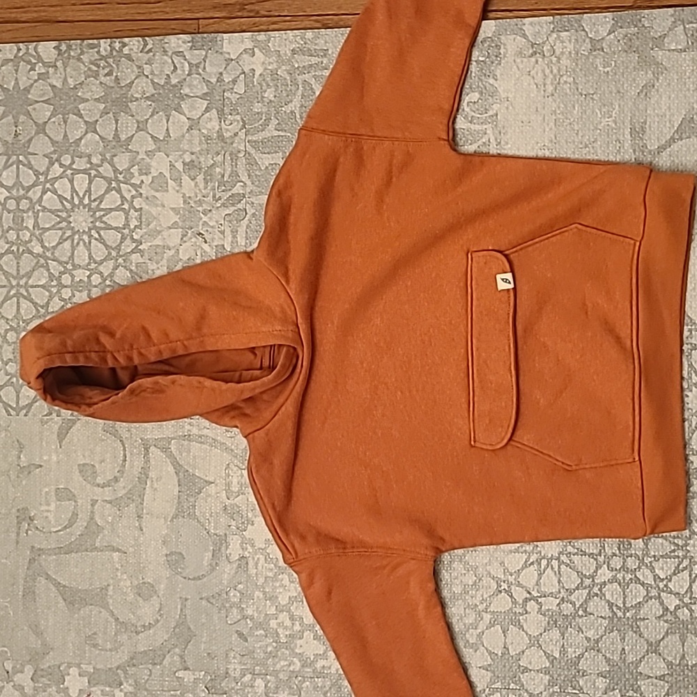 Easy Peasy 3T Orange Hoodie with Pocket